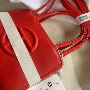 Telfar Small Red Shopping Bag